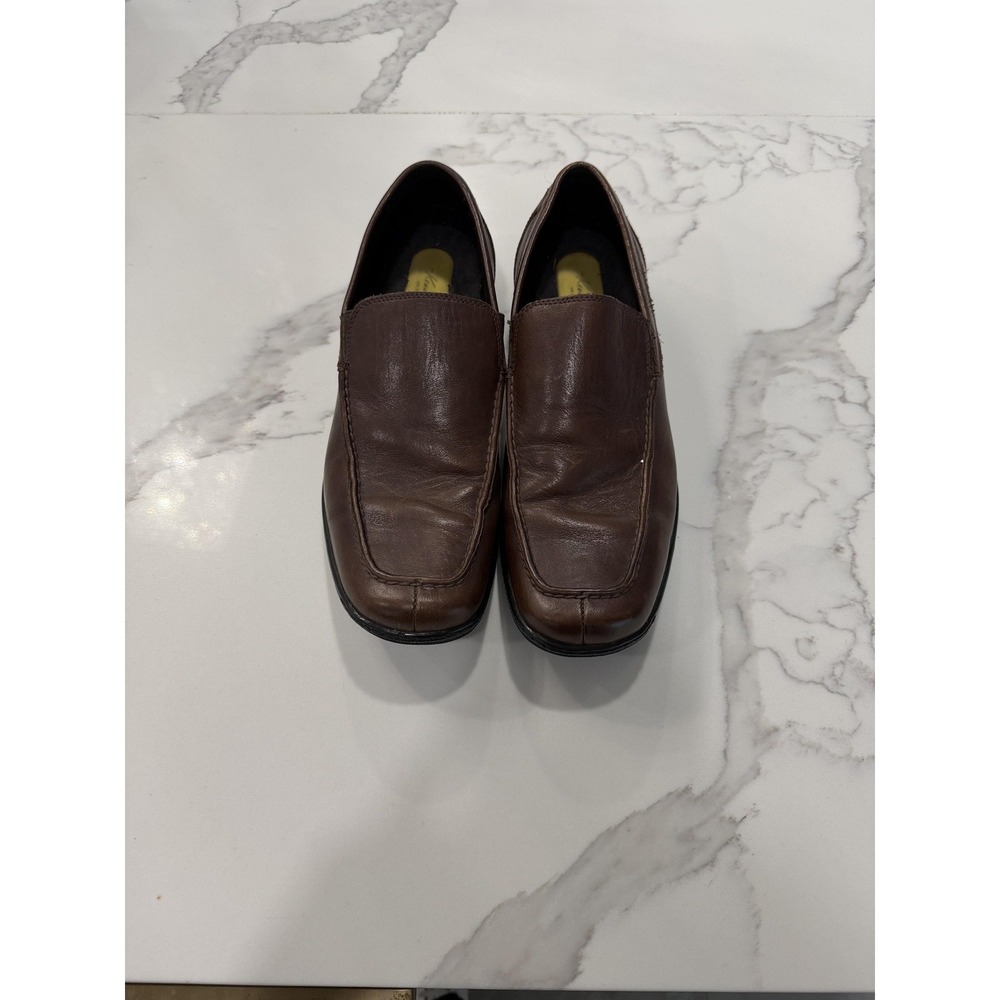 Kenneth Cole New York Shoes Mens Size 9 Brown At First Glance Loafers Slip On
